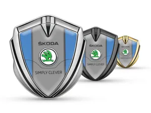Skoda Metal Abovedado Emblema A Medida Ímpetu Estilo